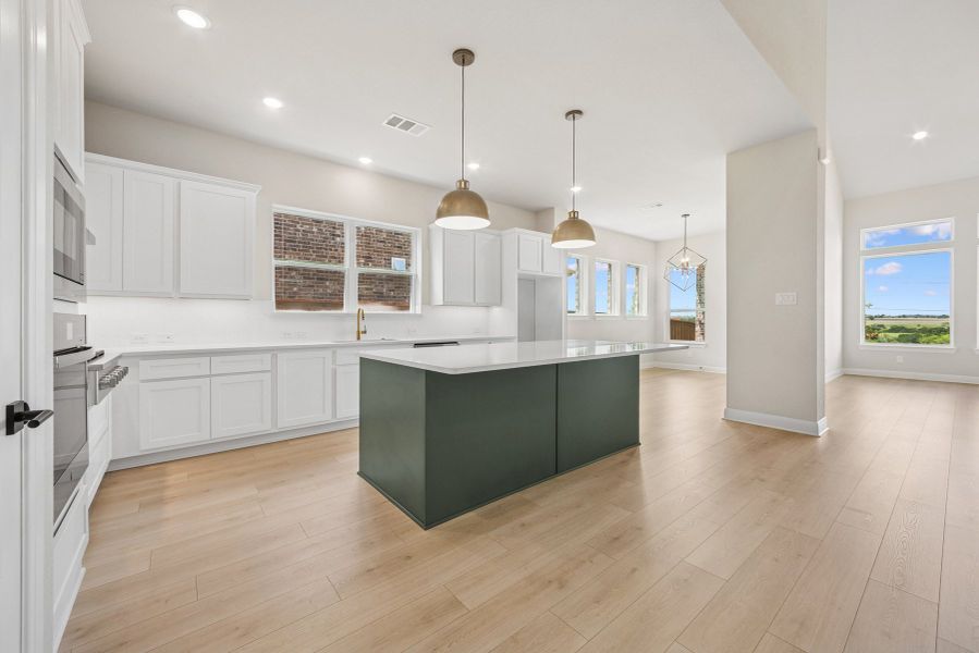 Furnished interior view inside a new home in Walsh Classic, Fort Worth (Image 10).