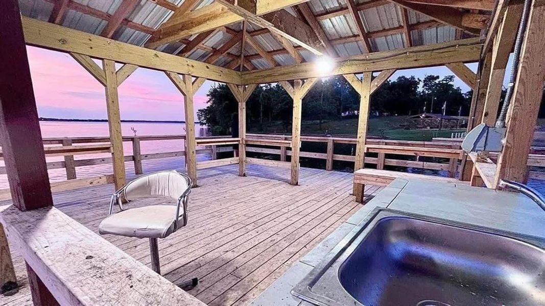 Exterior details and patio area of a home in , Quitman (Image 13).