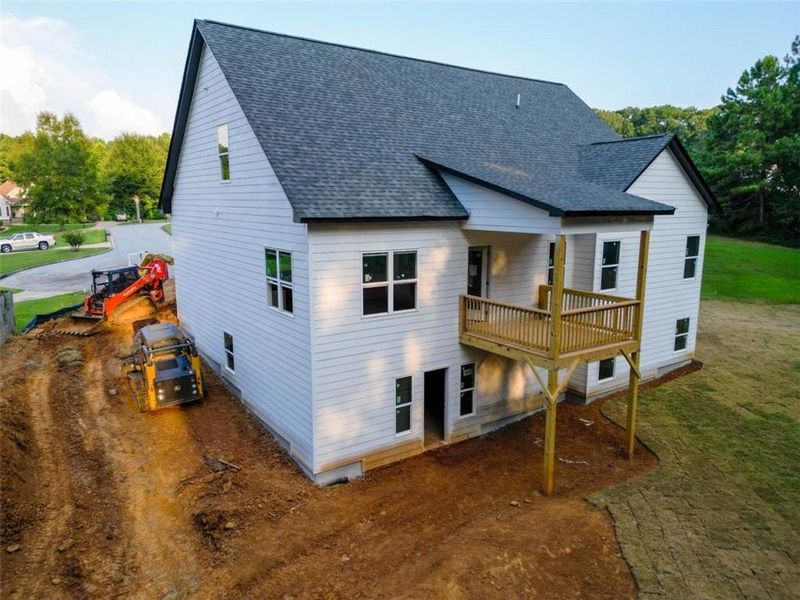 Exterior details and patio area of a home in , Villa Rica (Image 16).