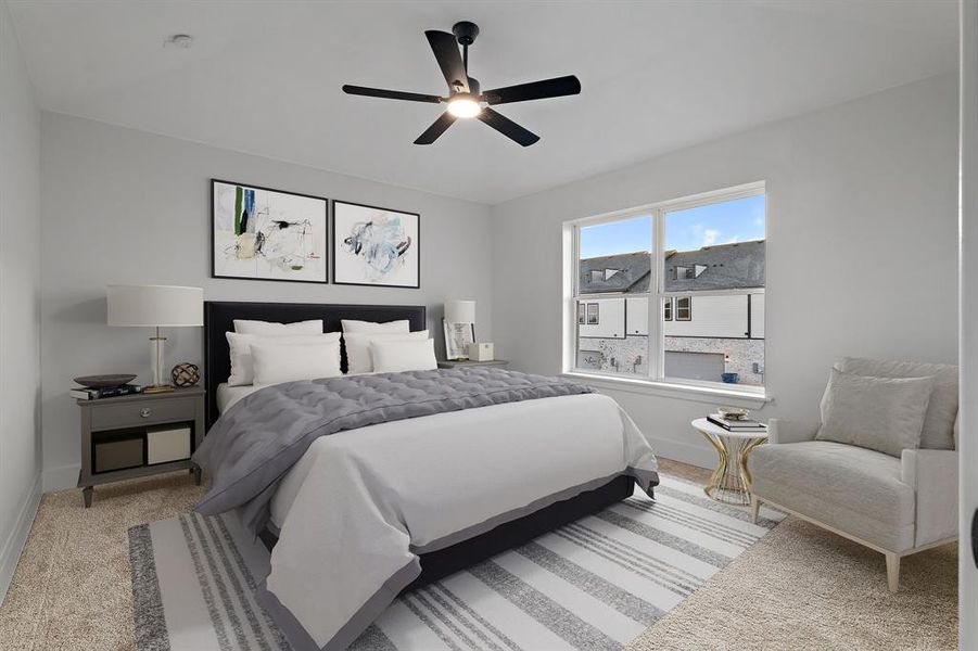 Furnished interior view inside a new home in , Rowlett (Image 12).