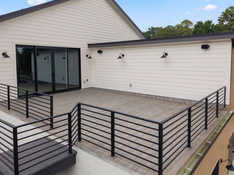 Exterior details and patio area of a home in , Marietta (Image 4).