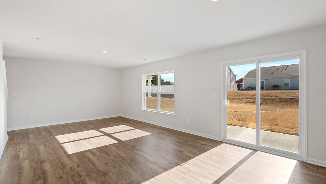 Representative unfurnished interior of a home built from the PENWELL by D.R. Horton in Waverly Station, Greenwood (Image 11).