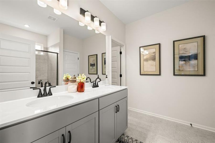 Furnished interior view inside a new home in Jameson Towns, Villa Rica (Image 26).