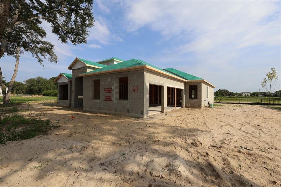 In-progress construction of a new home in Willow Run, Apopka, FL (Image 8). In-progress construction of a new home in Willow Run, Apopka, FL (Image 8).