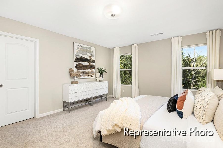 Furnished interior view inside a new home in Morgan Hills, Albemarle (Image 4).