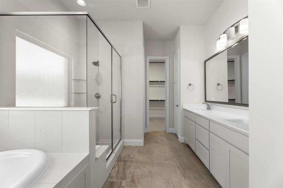 Furnished interior view inside a new home in Providence Cove, McKinney (Image 13).