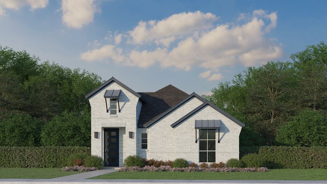 Plan 1450 Elevation C Plan 1450 Elevation C