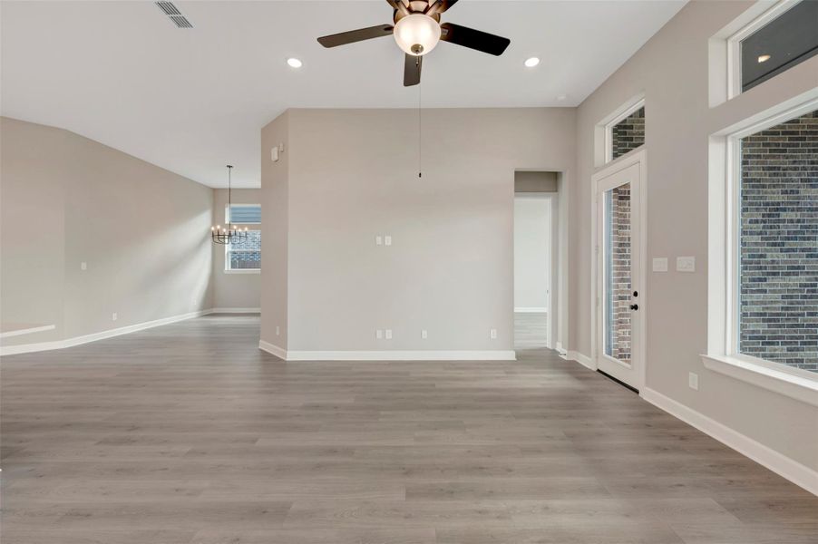 Spacious, unfurnished interior of a new home in Grange 45' Homesites, Katy (Image 24).