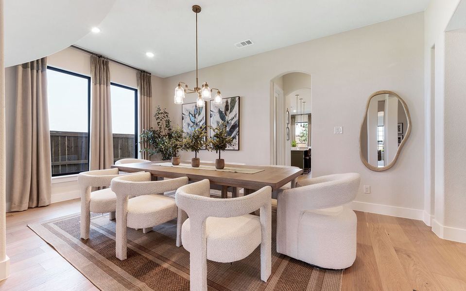Furnished interior view inside a new home in Marvida, Cypress (Image 38).