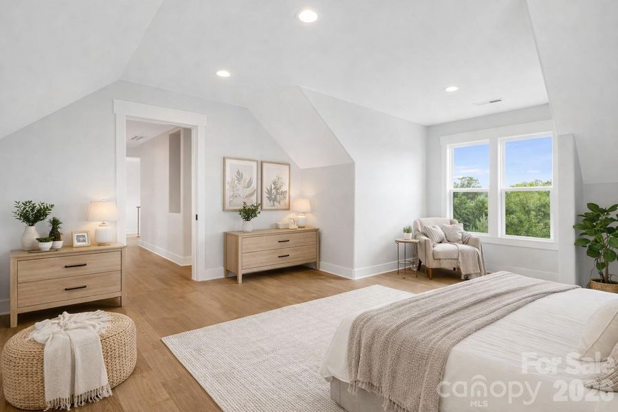 Furnished interior view inside a new home in , Hendersonville (Image 11).