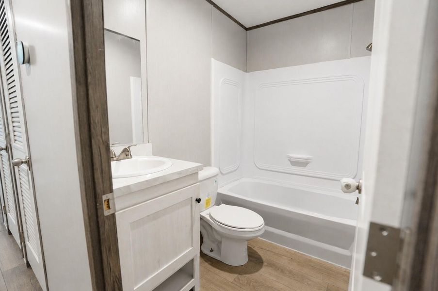 Furnished interior view inside a new home in , Cleveland (Image 7).