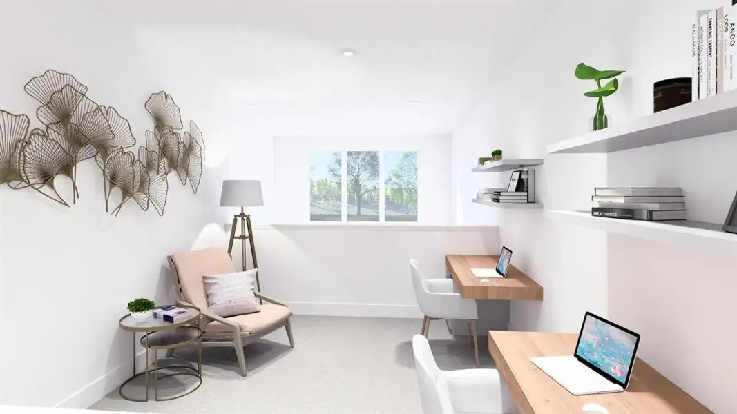 Furnished interior view inside a new home in Ridgeline Towns, McKinney (Image 4). Furnished interior view inside a new home in Ridgeline Towns, McKinney (Image 4).