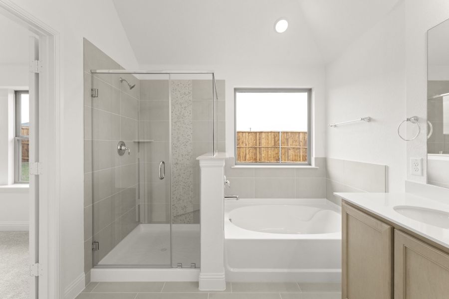 Furnished interior view inside a new home in Clearview Ranch, Royse City (Image 8).