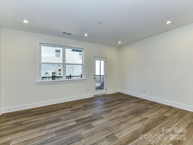 Great Room Leading to Outdoor Living.