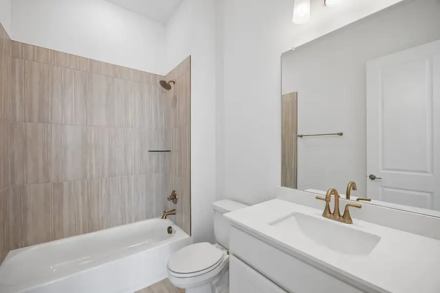 Furnished interior view inside a new home in Newman Village Townhomes, Frisco (Image 10).