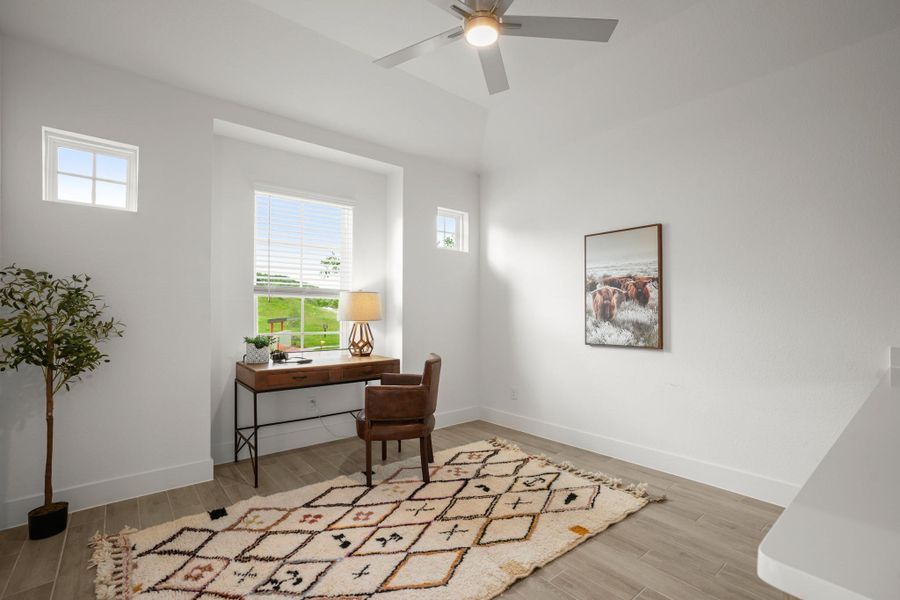 The multi-generational guest space has a separate entrance off the front porch.