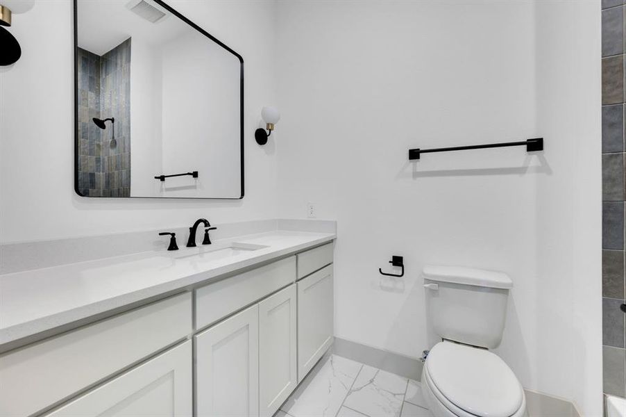 Furnished interior view inside a new home in , Midlothian (Image 10).