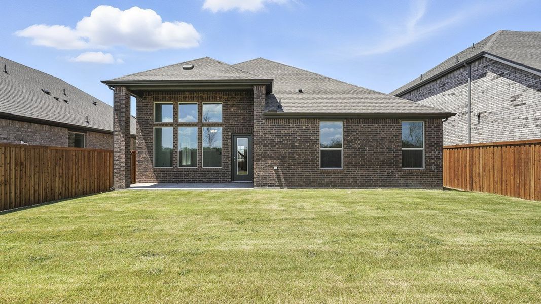 Representative exterior photo of a completed home built from the Estes by D.R. Horton in Madera, Royse City, TX (Image 24). Representative exterior photo of a completed home built from the Estes by D.R. Horton in Madera, Royse City, TX (Image 24).