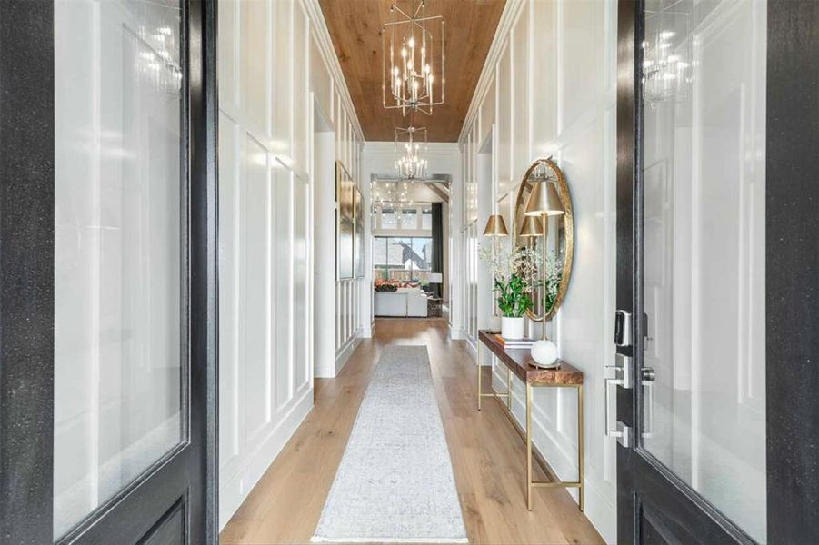 Furnished interior view inside a new home in Estates at Bristol Valley, Heath (Image 11).