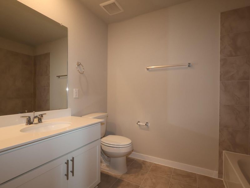 Furnished interior view inside a new home in Marble Creek Crossing, Austin (Image 3).