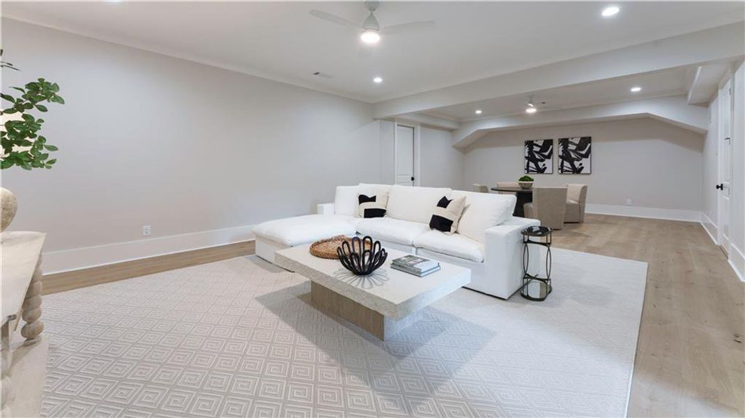 Furnished interior view inside a new home in , Atlanta (Image 26).