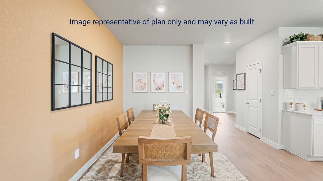 Furnished interior view inside a new home in King's Landing, Corpus Christi (Image 8).