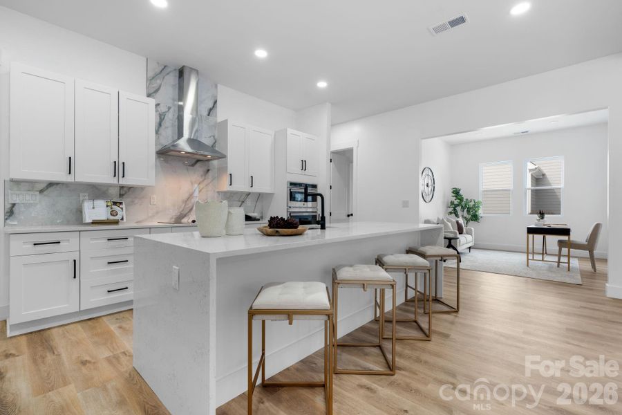 Furnished interior view inside a new home in , Hickory (Image 34).