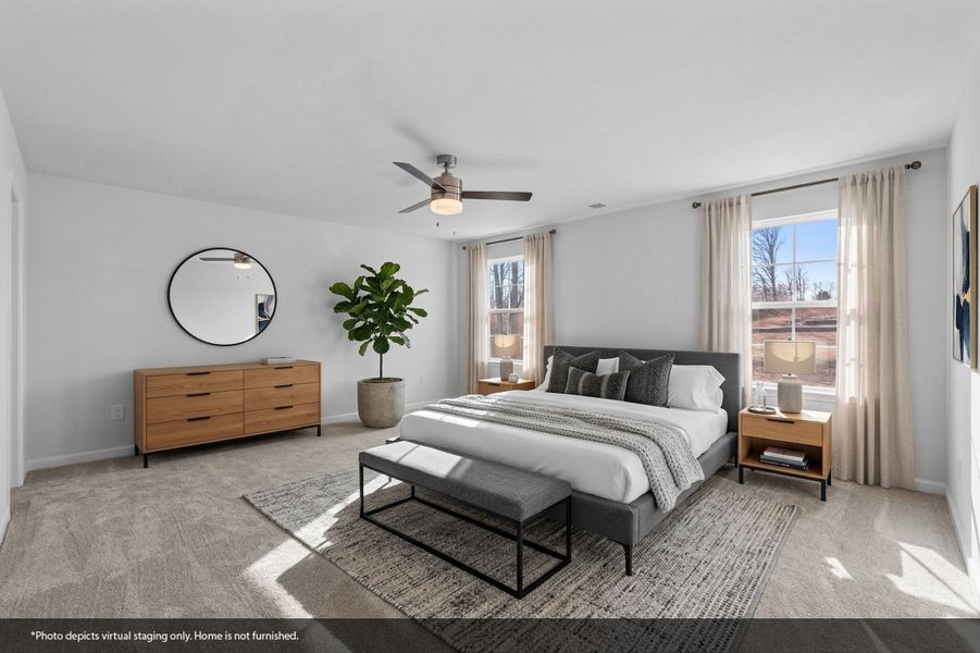 Furnished interior view inside a new home in Fieldstone, Lexington (Image 10).