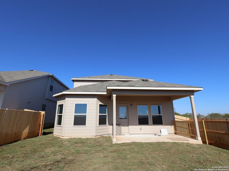 Exterior details and patio area of a home in Paloma Park, Converse (Image 20). Exterior details and patio area of a home in Paloma Park, Converse (Image 20).