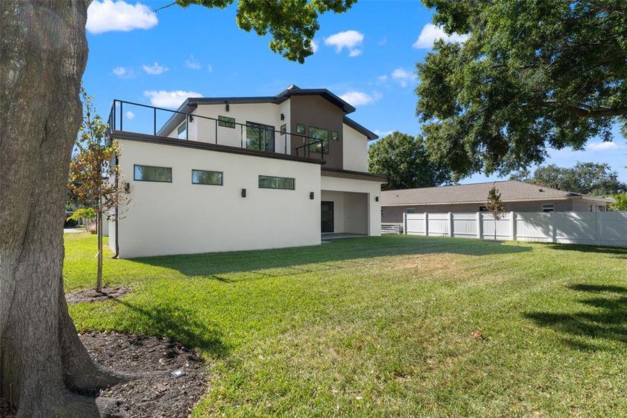 Exterior details and patio area of a home in , Tampa (Image 35). Exterior details and patio area of a home in , Tampa (Image 35).