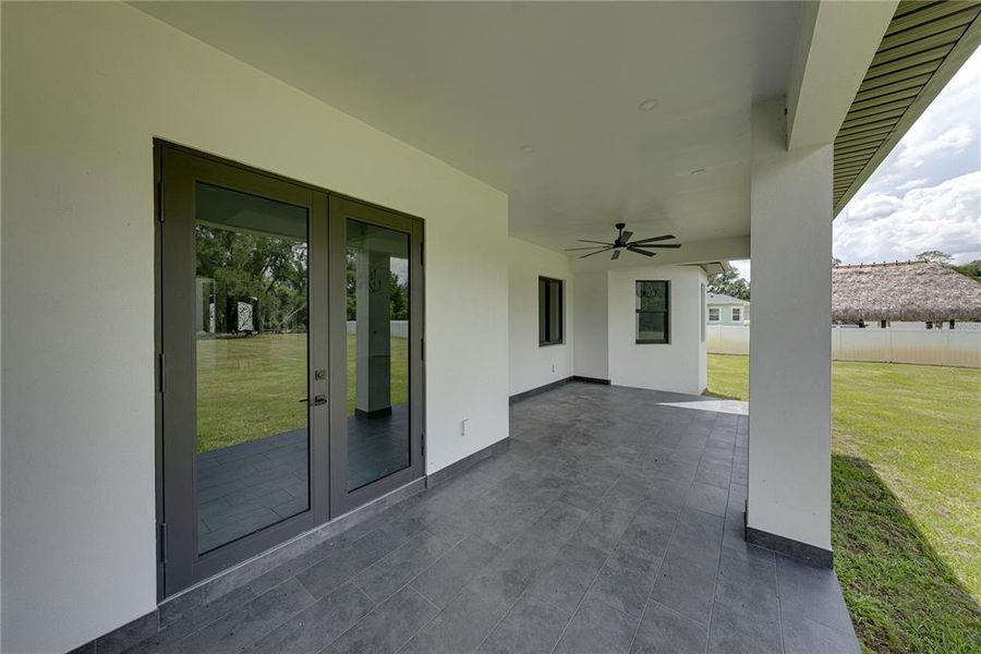 Exterior details and patio area of a home in , Dover (Image 42).
