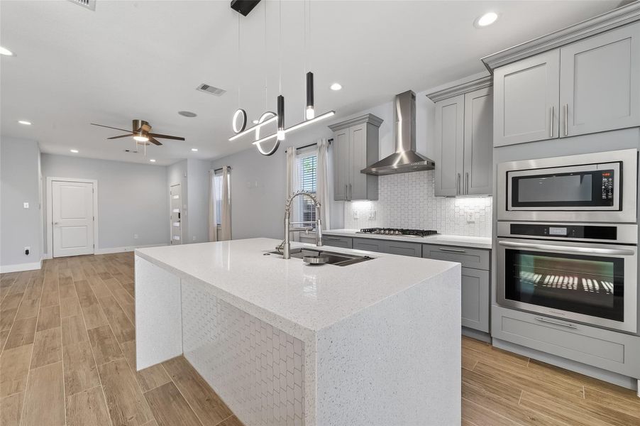 Furnished interior view inside a new home in , Houston (Image 3).