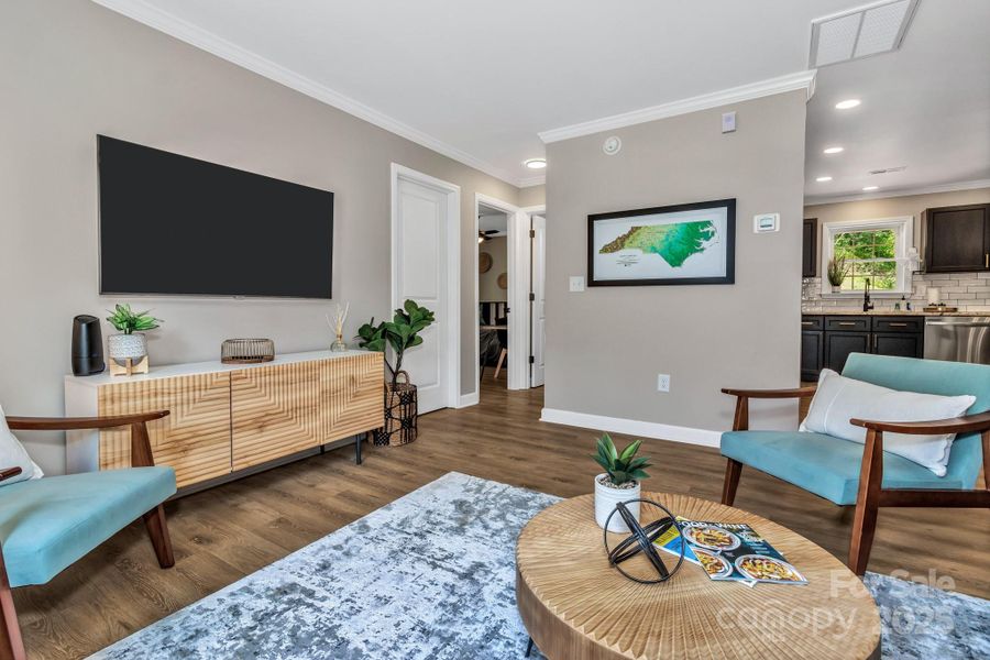 Furnished interior view inside a new home in , Waynesville (Image 15).