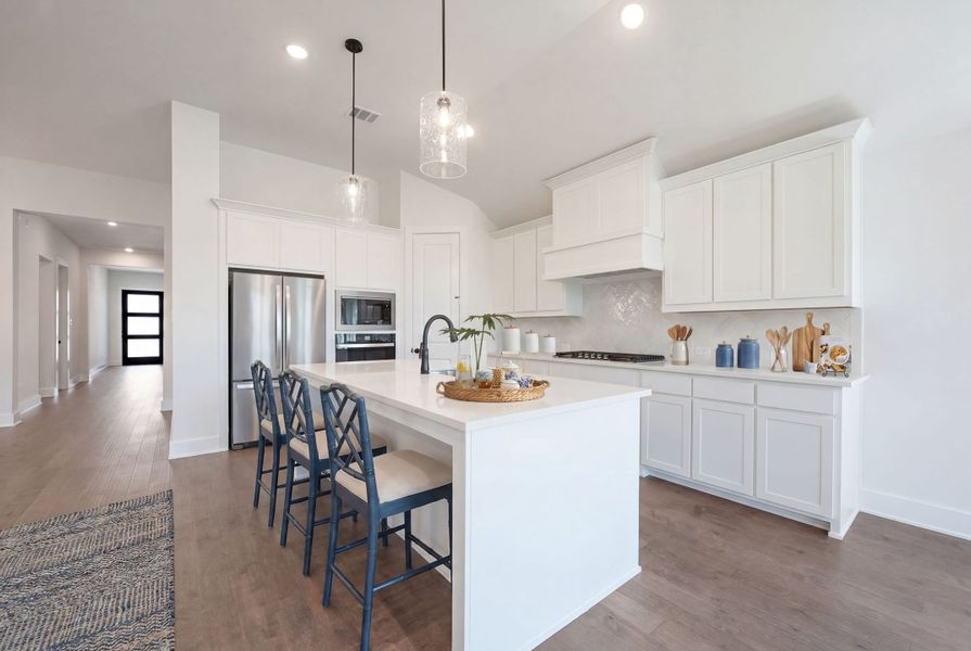Furnished interior view inside a new home in Tavolo Park, Fort Worth (Image 14).