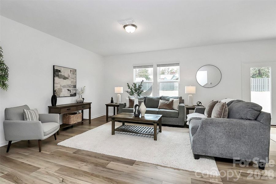 Furnished interior view inside a new home in Sunbriar, Charlotte (Image 12).
