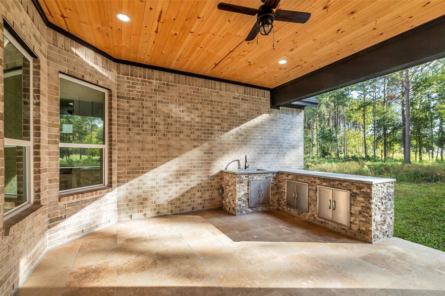 Exterior details and patio area of a home in , Dayton (Image 3). Exterior details and patio area of a home in , Dayton (Image 3).