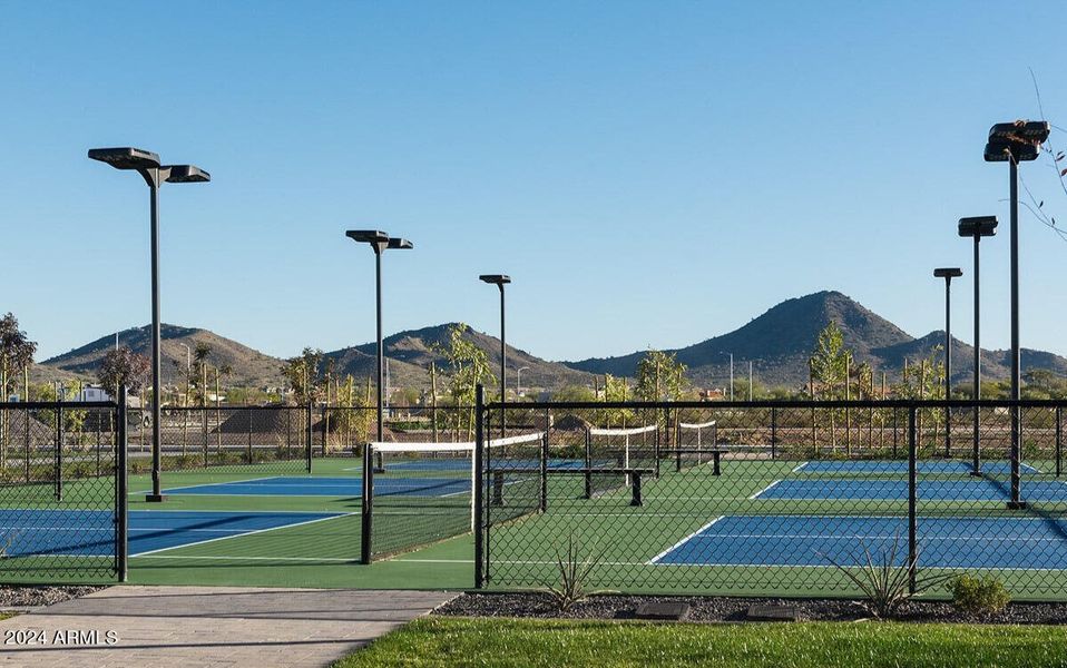 Pickleball courts