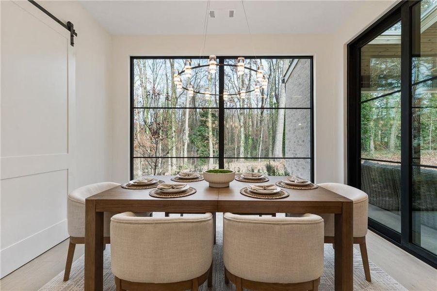 Furnished interior view inside a new home in , Alpharetta (Image 14).