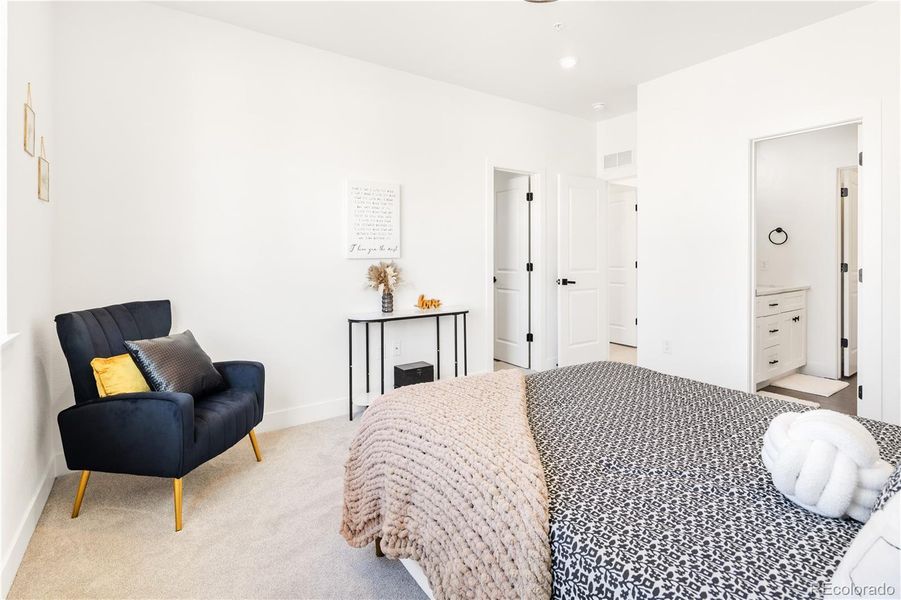 Furnished interior view inside a new home in , Arvada (Image 38).
