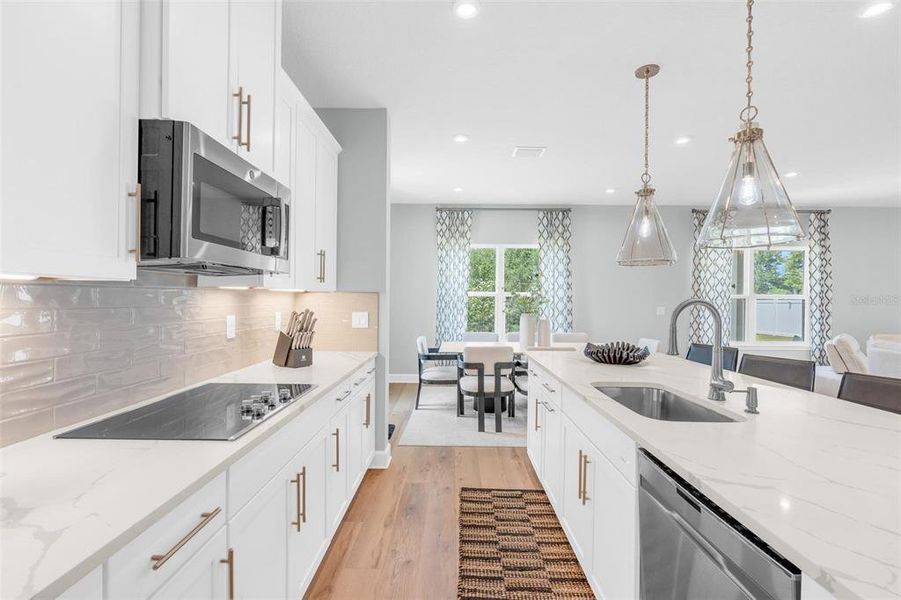 Furnished interior view inside a new home in Bella Terra, Clermont (Image 36).