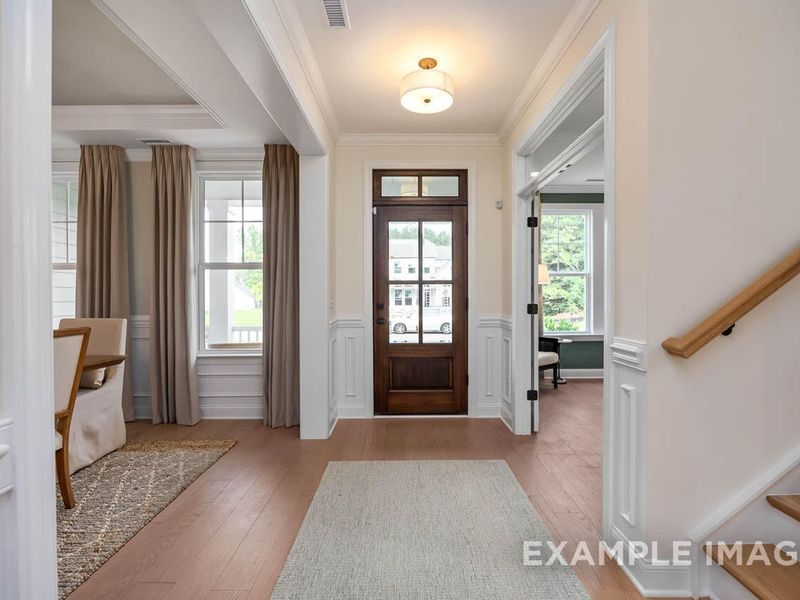 Furnished interior view inside a new home in Tobacco Road, Angier (Image 3).