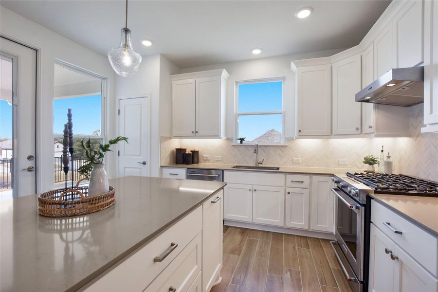 Furnished interior view inside a new home in Sun City Texas, Georgetown (Image 8).