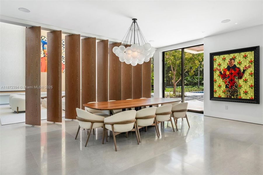 Furnished interior view inside a new home in , Coral Gables (Image 10).