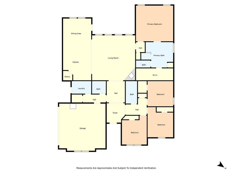 2D floor plan layout of this home in Stoneridge, Hewitt, TX (Image 3). 2D floor plan layout of this home in Stoneridge, Hewitt, TX (Image 3).