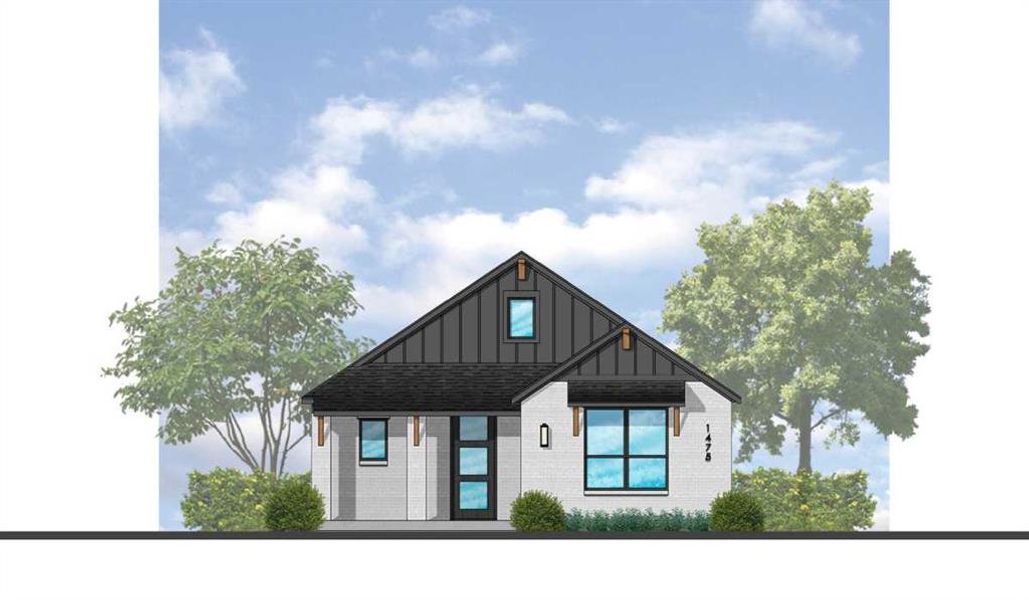 Exterior rendering of this home design in Waterscape, Royse City, TX (Image 3).
