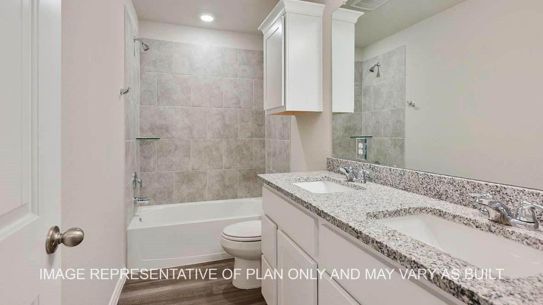 Furnished interior view inside a new home in Southern Pointe, College Station (Image 6).