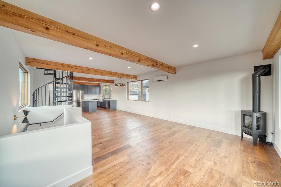 Greatroom with views of Town and the Collegiate Peaks!