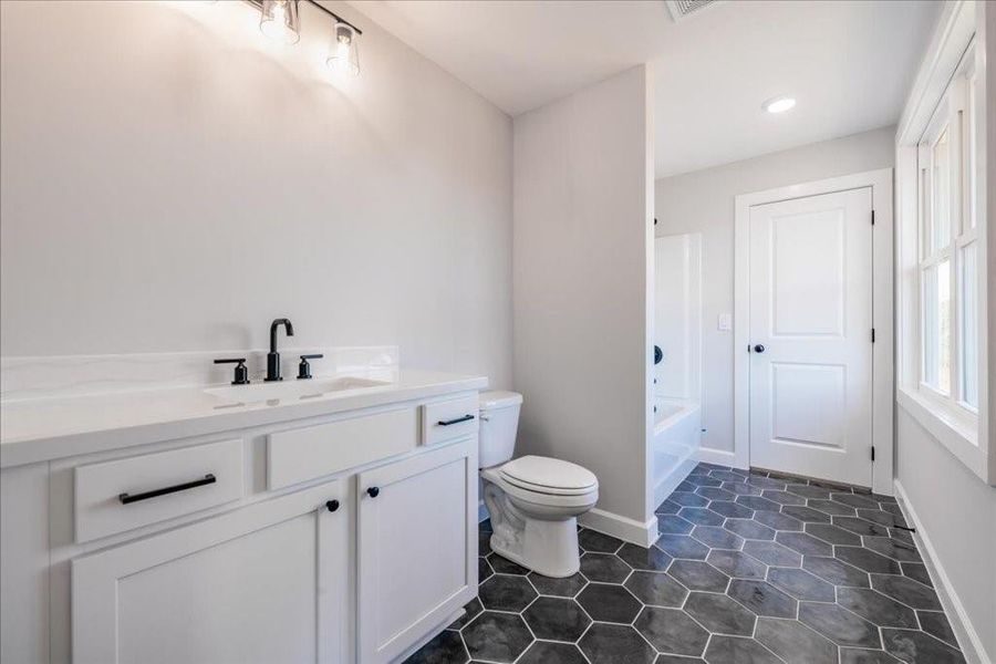 Furnished interior view inside a new home in Autumn Brook, Canton (Image 34).