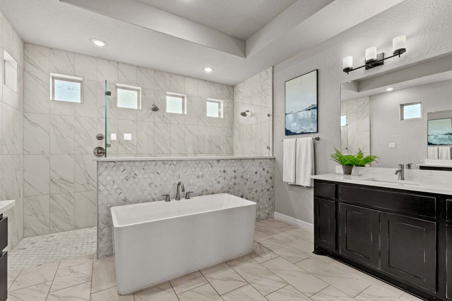 Representative furnished interior of a home built from the The Summerlin A by Davidson Homes LLC in Potranco Oaks, Castroville (Image 26).