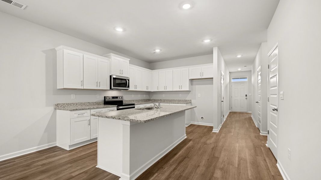 Furnished interior view inside a new home in Bellemeade Landing, Augusta (Image 6). Furnished interior view inside a new home in Bellemeade Landing, Augusta (Image 6).
